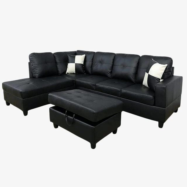 Brand New Sectional Sofa With Storage Ottoman At Hot Sale - Photo 3