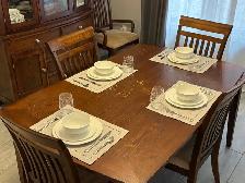 NEW PRICE!  Dining Table, Chairs, China Cabinet - Photo 4