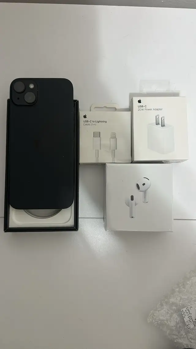 iPhone 15 Plus 256GB AirPods Pkg/Delivery