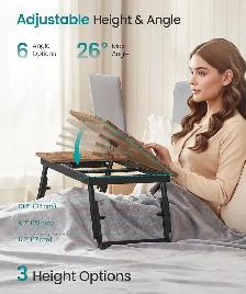 SONGMICS Adjustable Laptop Bed - Photo 4