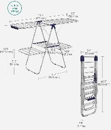 Foldable Clothes Drying Rack - Photo 3