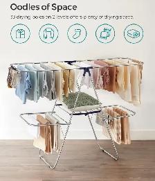 Foldable Clothes Drying Rack - Photo 5