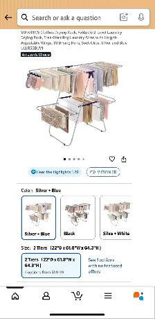 Foldable Clothes Drying Rack - Photo 10