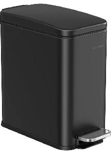 SONGMICS Slim Bathroom Trash Can
