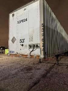 53' dryvan storage trailer for sale 905-670-9049 toronto pallet