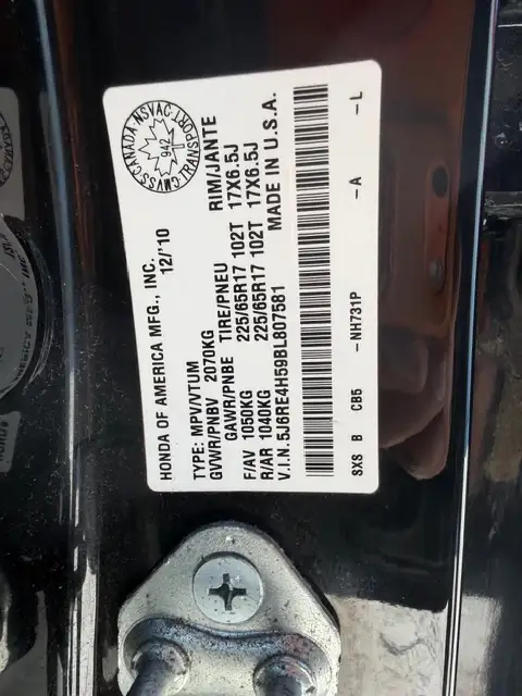 2011 Honda CR-V EX Remote Start Brand New Safety only 125km - Photo 18