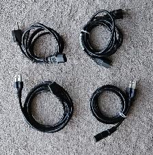 BRAND NEW COMPUTER POWER CABLE (4 QTY)