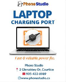 Laptop Charging port Repair @ Phone Studio