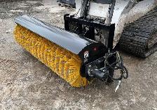 72" Skid Steer Sweeper Broom – Commercial Grade
