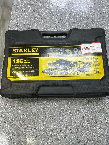 Stanley 126 Pc Black Chrome Socet Set