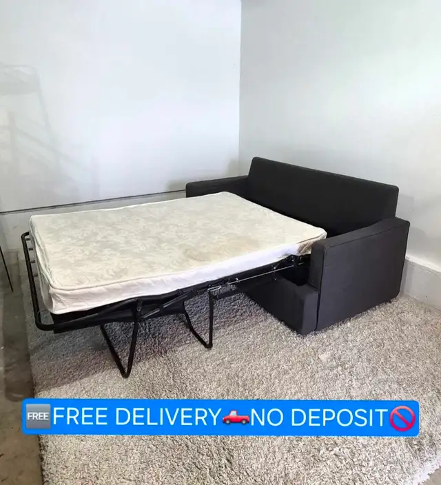 FREE DELIVERY Affordable Gray Pullout Sofabed 2 Seater/Loveseat