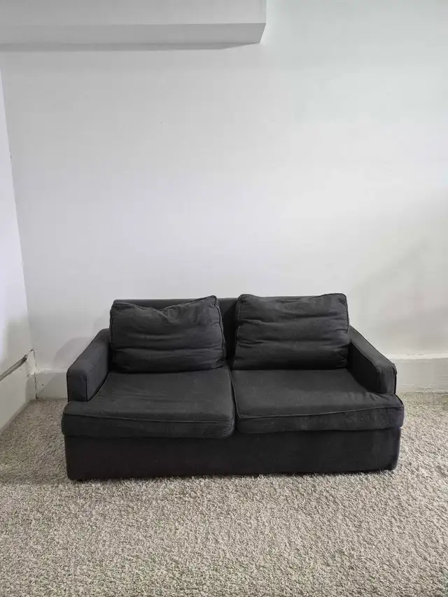 FREE DELIVERY Affordable Gray Pullout Sofabed 2 Seater/Loveseat - Photo 2