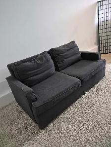FREE DELIVERY Affordable Gray Pullout Sofabed 2 Seater/Loveseat - Photo 5