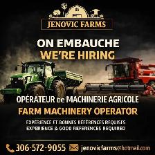 Farm Machinery Operator