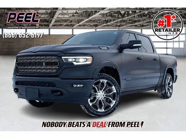 2022 Ram 1500 Limited | Matte Black Wrap | Tow Pkg | 4X4