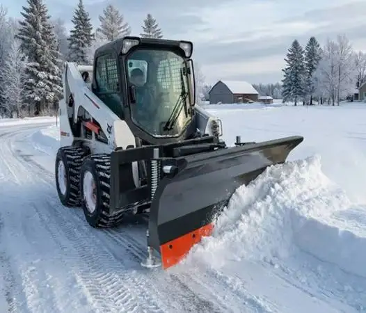 84" Heavy Duty Skid Steer Snow Plow – Winter Equipment - Photo 2