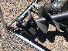 Skid Steer Auger for Fence & Construction – 3 Bits