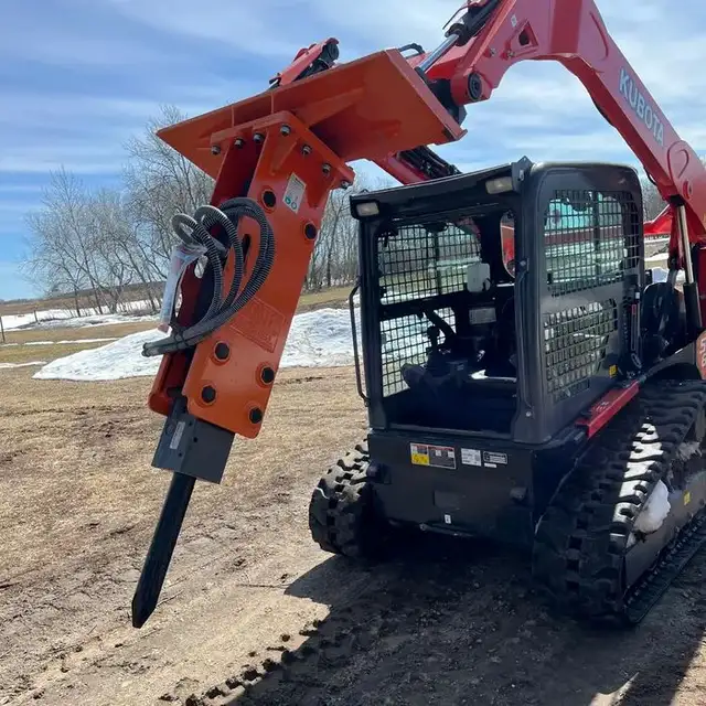 Commercial Skid Steer Hydraulic Breaker Attachment - Photo 4
