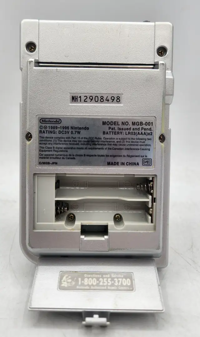 Nintendo Silver Gameboy Pocket MGB-001 - Photo 2