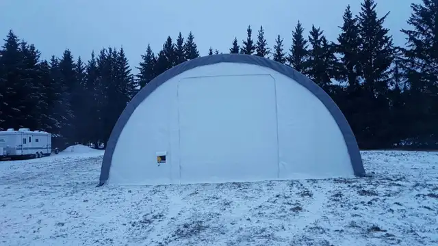 Heavy-Duty Outdoor Storage Building – W30′×L40′×H15′ - Photo 2