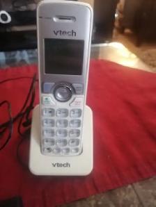 VTech cordless phones one silver one blue $5 each - Photo 4