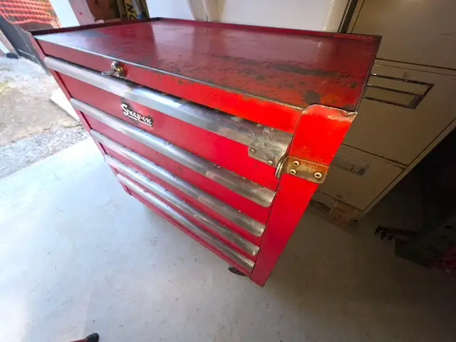 Rare Snap-on Tools 5 Drawers Rolling Toolbox Tool Cart Cabinet - Photo 3