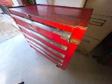 Rare Snap-on Tools 5 Drawers Rolling Toolbox Tool Cart Cabinet - Photo 3