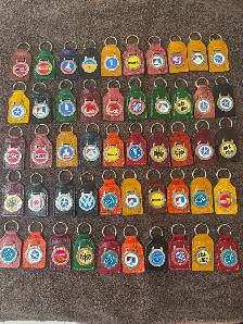 Porte-clés cuir vintage Voiture Auto