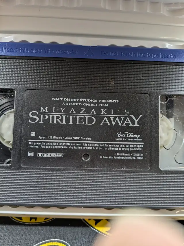 Spirited Away (2001) VHS directed by Hayao Miyazaki (#100) - Photo 4