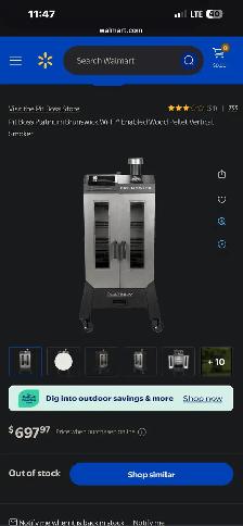Pit Boss Platinum Brunswick Wood Pellet Vertical Smoker