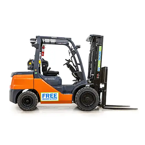 Toyota 8FGU32 6000 Lb Forklift Rental - Free Delivery & Pickup