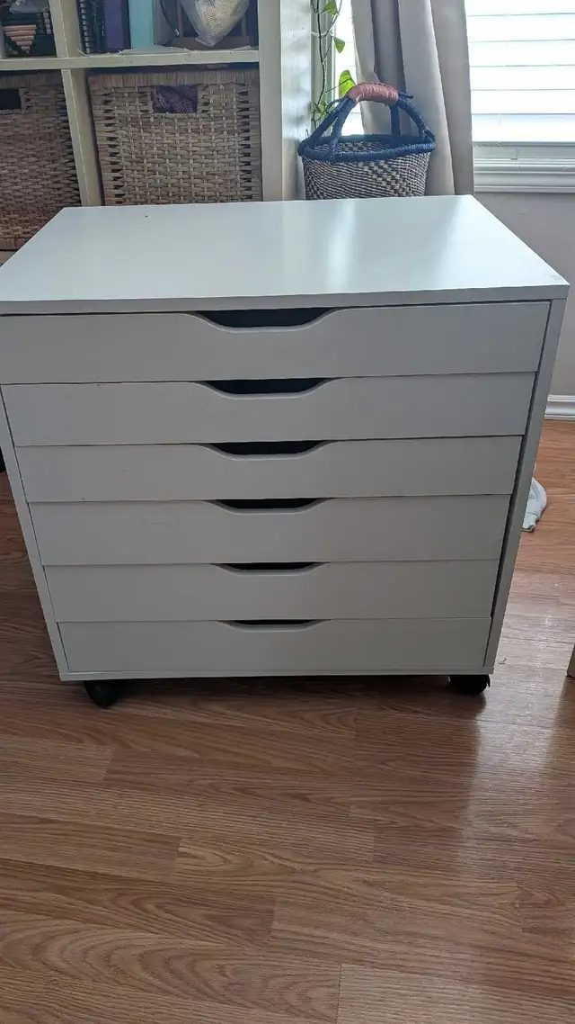 FREE- IKEA Alex drawers on wheels
