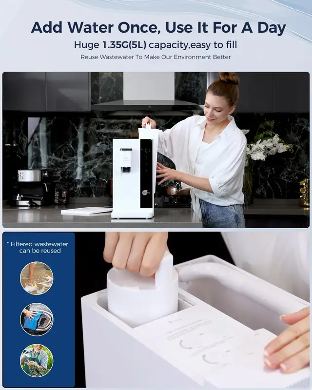 Dr.Water Countertop Reverse Osmosis System, 3S Instant Heat Port - Photo 7
