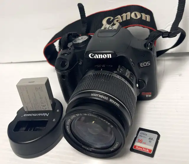 Canon EOS Rebel T1i 15.1MP Digital DSLR Camera w/18-55mm Lens - Photo 2