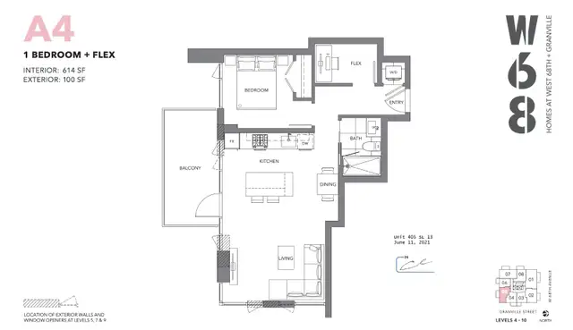 Brand New W68 – 1 BR   Den, 1 BA, 1 Parking For Rent - Photo 8