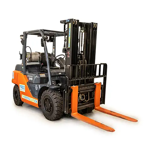 Toyota 7000 Lb Forklift Rental - Free Delivery & Pickup