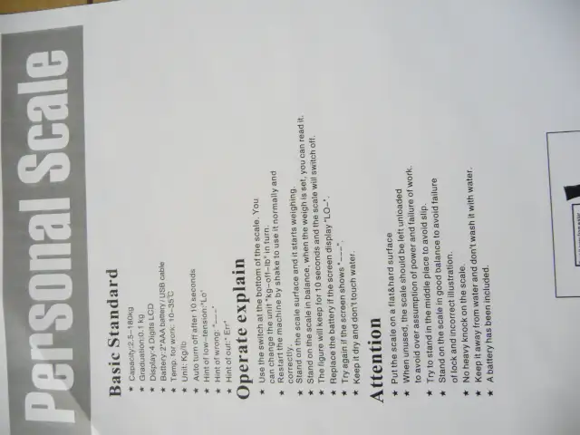 Digital Bathroom Scales with Temperature & Battery Indicators, B - Photo 5