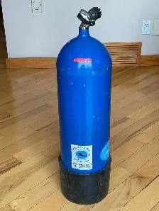 Steel Scuba Gas Tank.