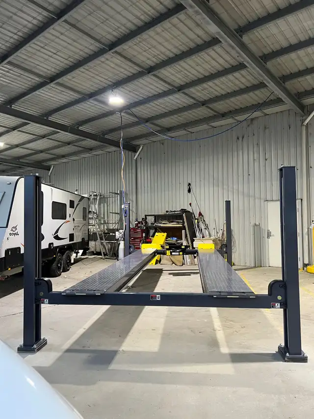 9K lb Four Post Car Lift – Perfect for Garage - Photo 2