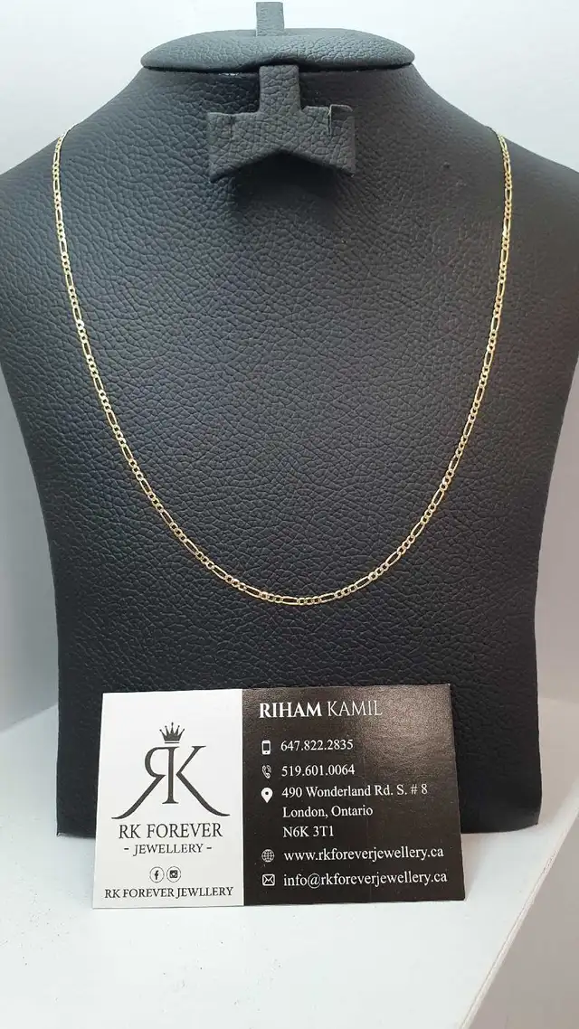 14k yellow gold chain #371_17
