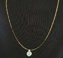 14k yellow gold chain #371_17 - Photo 9