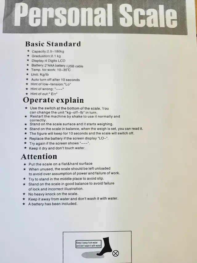 Digital Bathroom Scales: Temperature, Battery Indicators, Kg/Lb, - Photo 4