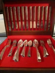 #79-114B  REVELATION silverware set for 12 - Photo 2