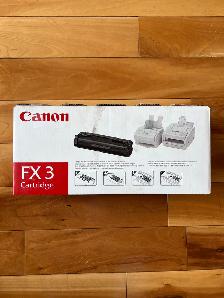Canon FX-3 Black Laser Toner Cartridge BRAND NEW