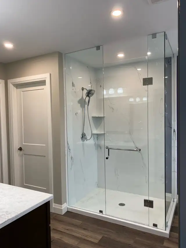 FRAMELESS SHOWER GLASS ENCLOSURES SHOWER DOORS GLASS PARTITIONS - Photo 8