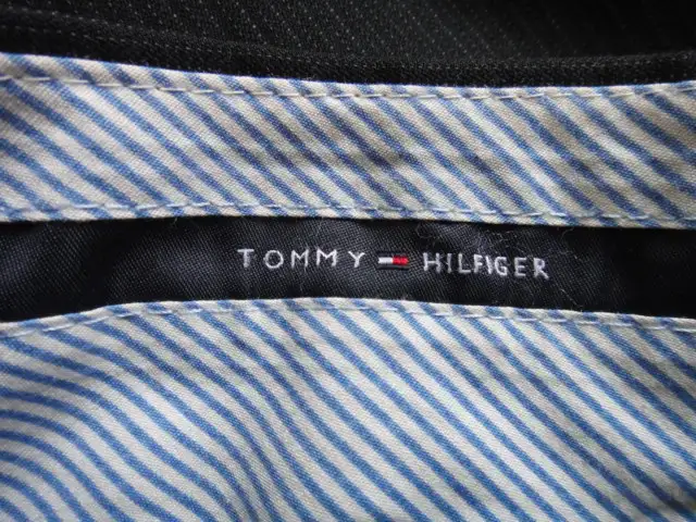 pantalon collègue privé noir, bleu, Tommy - Photo 3