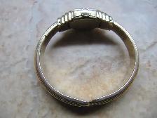 Vintage Bulova Ladies 10KGF Bangle Bracelet Watch Circ 1940-50s - Photo 4