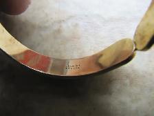 Vintage Bulova Ladies 10KGF Bangle Bracelet Watch Circ 1940-50s - Photo 6