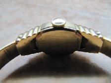 Vintage Bulova Ladies 10KGF Bangle Bracelet Watch Circ 1940-50s - Photo 8