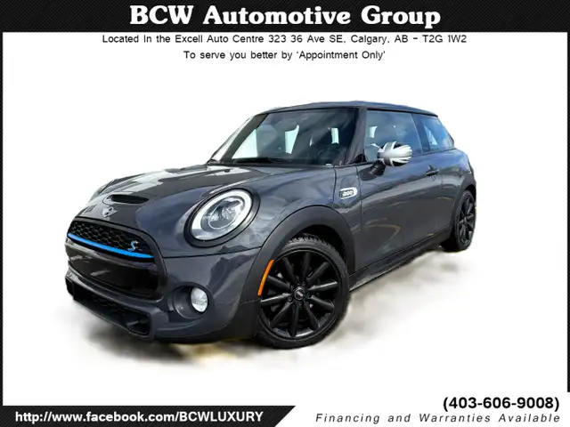2017 MINI Cooper Hardtop S Rare 6-Spd Low Km Certified Must See!